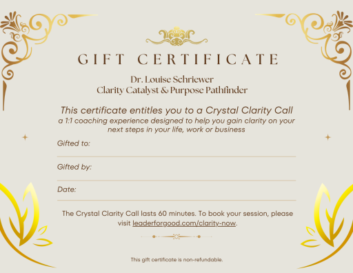 Give the Gift of Clarity (to Yourself or Others)