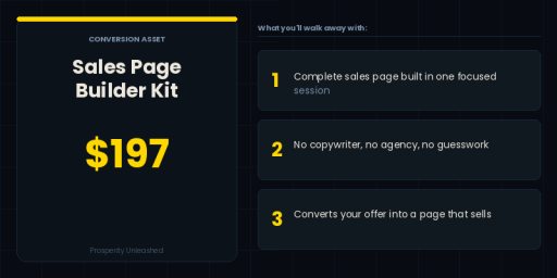 Sales Page Builder Shell Kit 