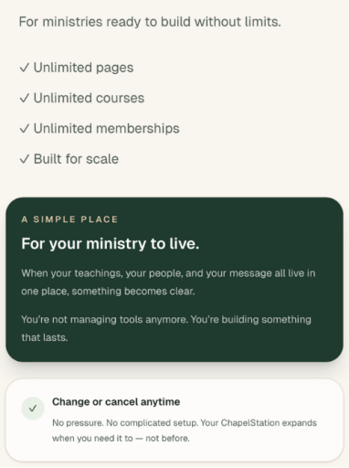 ChapelStation Multiplier Yearly